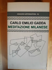 Meditazione milanese carlo usato  Milano