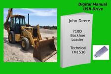 John Deere 710D Backhoe Loader Repair Technical Manual TM1538, used for sale  Shipping to Canada
