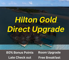 Status Hilton Honors Gold, bom para conta nova ou antiga (válido até 2026), usado comprar usado  Enviando para Brazil