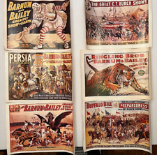 Vtg circus poster d'occasion  Expédié en Belgium