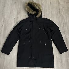 Used, Alpha Industries Jacket Coat Flight Men’s Size Medium Black Airborne Paraglider for sale  Shipping to South Africa