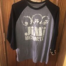 Käytetty, Jimi Hendrix - Gray & Black Shirt - Ladies Long Sleeve - Karl Ferris Collection. myynnissä  Leverans till Finland