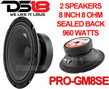 2 DS18 PRO-GM8SE 8 polegadas alto-falante traseiro selado 8 ohms 960 Watts baixo médio PAR, usado comprar usado  Enviando para Brazil