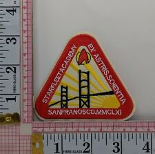 Insignia de parche de la Academia de la Flota Estelar de San Francisco Logotipo de la cresta apliquen t8 segunda mano  Embacar hacia Argentina