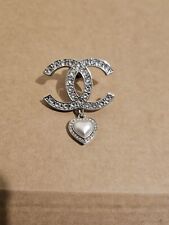 Chanel crystal heart for sale  MANCHESTER