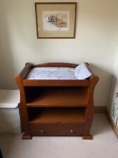 Used, Baby Changing Table / Sleigh Dresser with 1 x drawer and a changing mat for sale  UCKFIELD