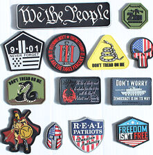 Used, PATRIOTIC MORALE PATCH GROUP WE THE PEOPLE FREEDOM ISNT FREE DONT TREAD ON ME for sale  Shipping to South Africa