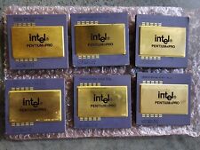 Lote de 6 procesadores Intel Cerámica Pentium Pro para recuperación de oro segunda mano  Embacar hacia Argentina