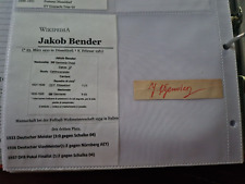 Jakob Bender DFB, usado comprar usado  Enviando para Brazil