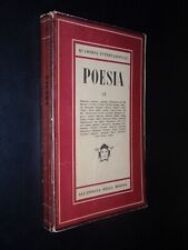 Poesia 1948 quaderni usato  Lucca