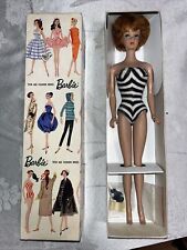 Original 1959 Barbie Red Hair In Original Box Mattel #850 With Pedastal & Shoes for sale  Shipping to South Africa