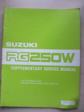 Genuine suzuki rg250w for sale  ROMFORD