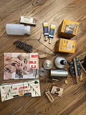 Lot of Misc. Darkroom Items + Flood Light,  Flashlight and Antique Flash Bulbs for sale  Shipping to South Africa