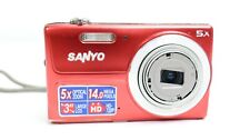 Sanyo VPC T1496 14,0 MP ~ 5x zoom ~ cámara digital ~ roja ~  segunda mano  Embacar hacia Argentina
