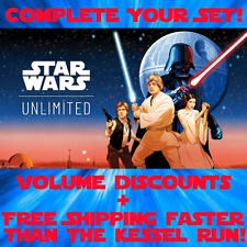 Star Wars Unlimited: complete seu conjunto: folha, hiperespaço e folha hiperespacial! comprar usado  Enviando para Brazil