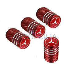Usado, 4 pièces bouchons de Valve de Pneu Mercedes Benz Métal Rouge , 10x10x16mm comprar usado  Enviando para Brazil