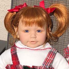 Boneca infantil realista vintage Adora 21” cabelo vermelho olhos azuis 1/4 membros de vinil rígido comprar usado  Enviando para Brazil