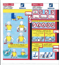 Safety card medavia d'occasion  Châteauneuf-en-Thymerais