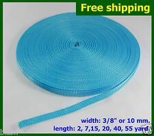 Blue nylon webbing for sale  Shipping to Ireland