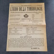 Echo timbrologie 15 d'occasion  Montauban-de-Bretagne
