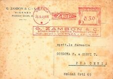 Cartolina 1943 zambon usato  Piacenza