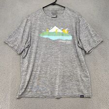 Patagonia T-Shirt Mens Large Capilene Daily Short Sleeve Kiteboard For Cancer, used for sale  Shipping to South Africa