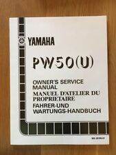 Yamaha pw50 owners for sale  BRIDGWATER