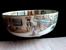 Vintage Royal Doulton Dickens Ware Large Bowl Centerpiece Collectible Pottery  for sale  Shipping to South Africa