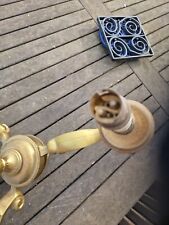Vintage brass candelabra for sale  CRANLEIGH