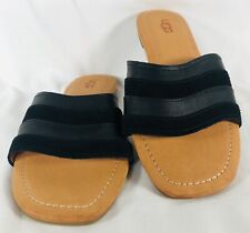 Sandalias para mujer Ugg Ximena talla 5,5 negras cuero genuino gamuza importada, usado segunda mano  Embacar hacia Argentina