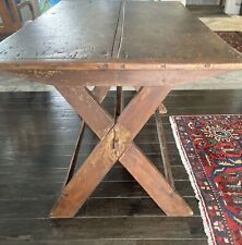 Early antique trestle for sale  Fairfield