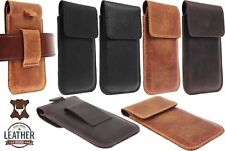 Folding ric hand-made of genuine leather pouch case belt hang on for sale  Shipping to South Africa
