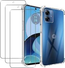 Capa silicone transparente telefone e protetor de tela para Motorola E13 G54 G84 G14 comprar usado  Enviando para Brazil