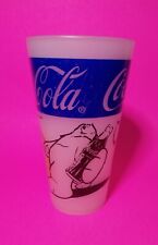 Vaso de plástico Coca Cola 1998 7"" oso polar termoServ taza de Coca-Cola vintage años 90, usado segunda mano  Embacar hacia Argentina
