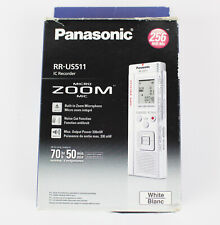 Grabadora de IC digital micro zoom micro zoom MP3 Panasonic RR-US511, blanca segunda mano  Embacar hacia Argentina