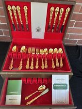 ONEIDA Community Gold Electroplate “Modern Baroque” Flatware 51 Pieces for sale  Shipping to South Africa