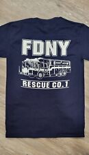 Usado, NUEVA Camisa de Bombero Vintage FDNY NYC Rescue Co 1 Camión Departamento de Bomberos segunda mano  Embacar hacia Argentina