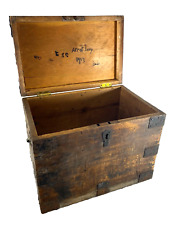 Vintage Small Wooden Storage Box Distressed Salvage, used for sale  Shipping to South Africa