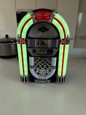 AUNA JUKEBOX CD Player Machine Tabletop Bluetooth Retro FM USB SD MP3 4W LED for sale  Shipping to South Africa