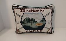 Golfing tapestry pillow for sale  Huntsville