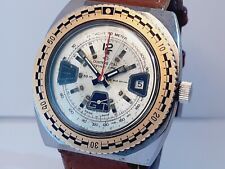 Herrenuhr Vintage CONTINENTAL GT TECNIC LINE gegabelter Sekundenzeiger Watch , usado comprar usado  Enviando para Brazil