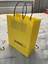 selfridges yellow bag for sale  LYTHAM ST. ANNES