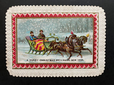 Victorian christmas card for sale  CANTERBURY