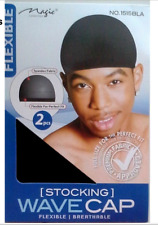 Meias Ondas Pretas (4 peças) Hip Hop Du Rag DooRag Do Elastano Malha Respirável comprar usado  Enviando para Brazil