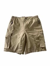 Used, Pudolla Men’s Large Running Shorts  Quick Dry Gym Athletic Shorts Tan (c104) for sale  Shipping to South Africa