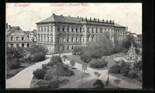 Used, Erlangen, castle garden and Margrave's castle, postcard  for sale  Shipping to South Africa