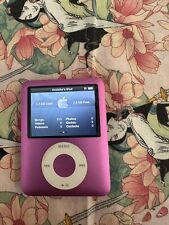 Apple iPod Nano 3rd Generation - 8 GB - Pink Good Working Condition for sale  Shipping to South Africa