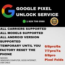 GOOGLE PIXEL UNLOCK SERVICE  for sale  Shipping to South Africa