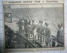 1915 submarine sighted for sale  BISHOP AUCKLAND