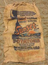Vintage burlap feed for sale  Windsor